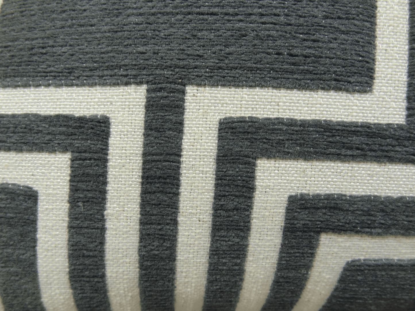 Argyle Square Black and White Handmade Luxury Pillow - Mervyns