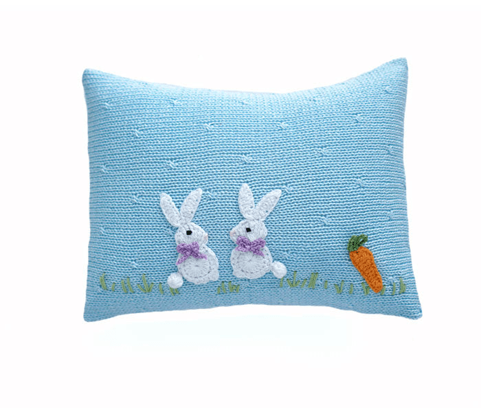 Baby Bunny Mini Pillow, Blue - Mervyns