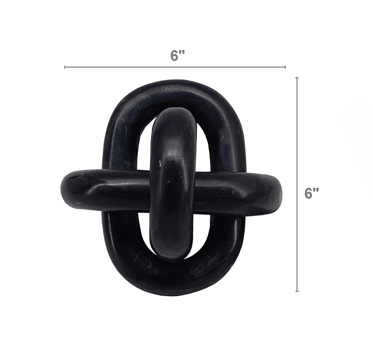 Decorative Marble Chain Sculpture for Home Decor, Tabletop and Accent Display - Mervyns