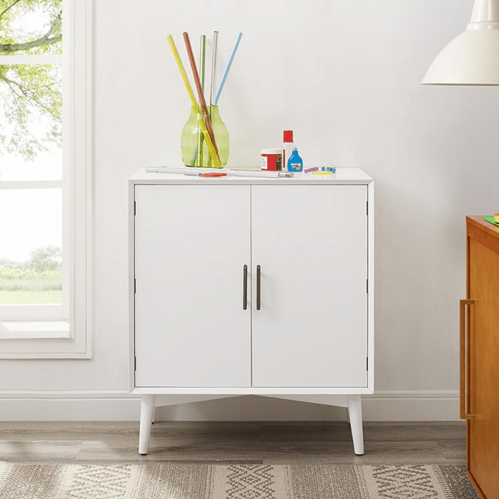 Landon Bar Cabinet White - Mervyns
