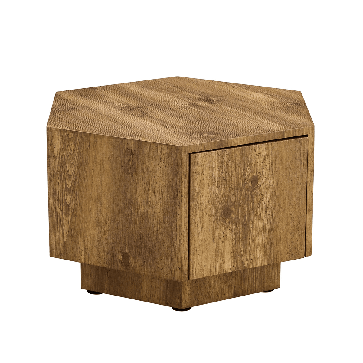 MDF material hexagonal coffee table with drawers.Made of high-quality materials,Adopting a unique hexagonal design,simple and elegant without losing personality. - Mervyns