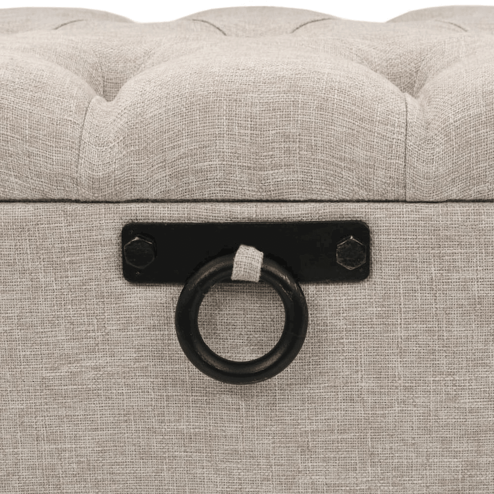Storage Bench Cream Engineered wood 43.3 inches Storage Bench - Mervyns