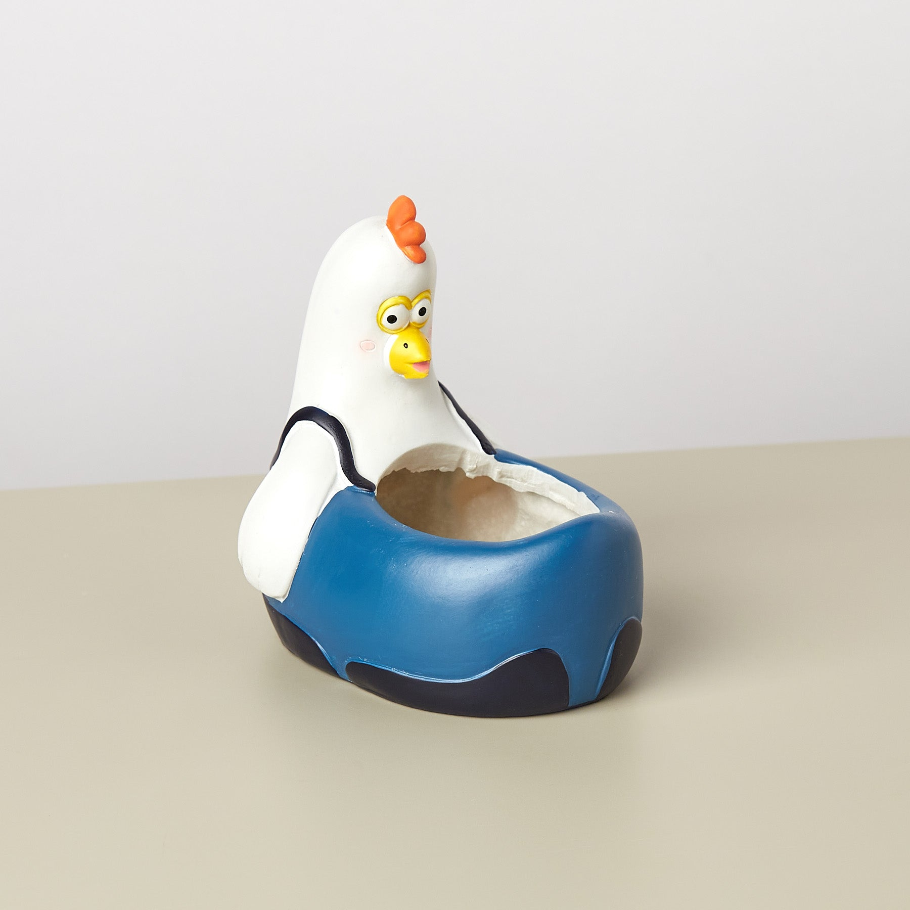 plastic chicken planter Small Animal Planter 'Chicken'