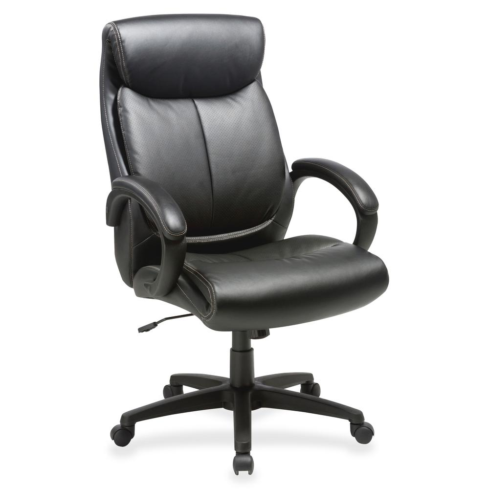 Lorell Executive Chair - Black Seat - Black Back - 1 Each