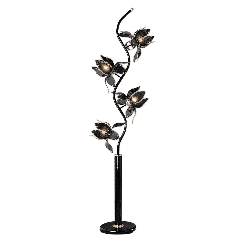 Mimi 73"H Black Floor Lamp