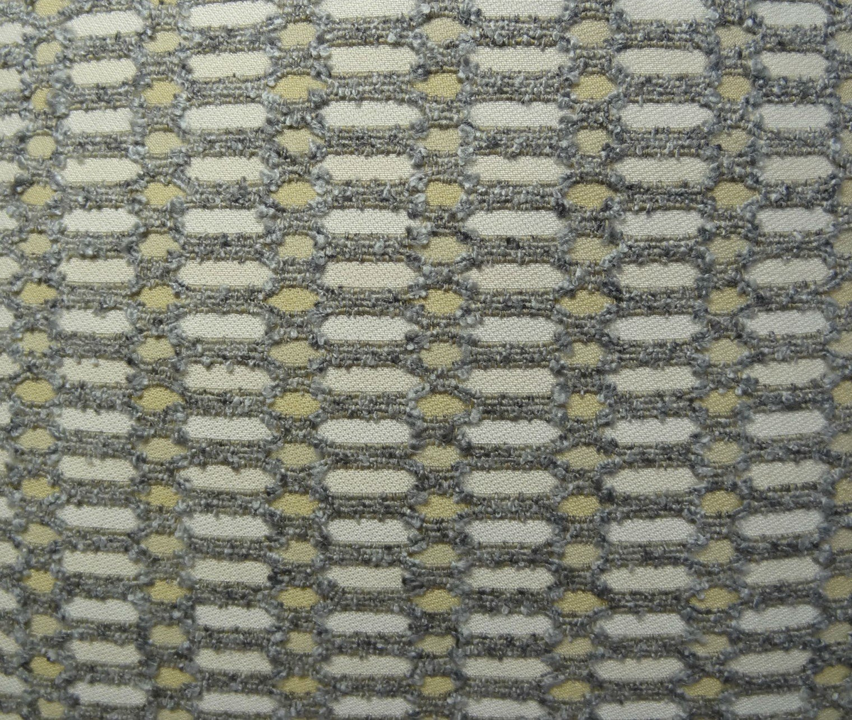 Trivoli Circle Gray and Cream Handmade Luxury Pillow