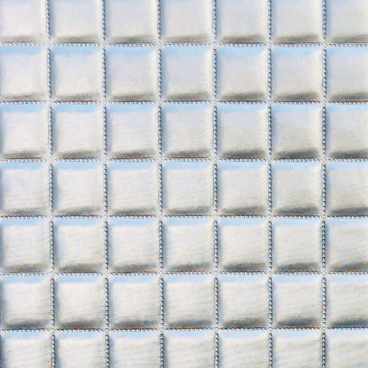 Silverton Silver Artificial Leather Luxury Throw Pillow