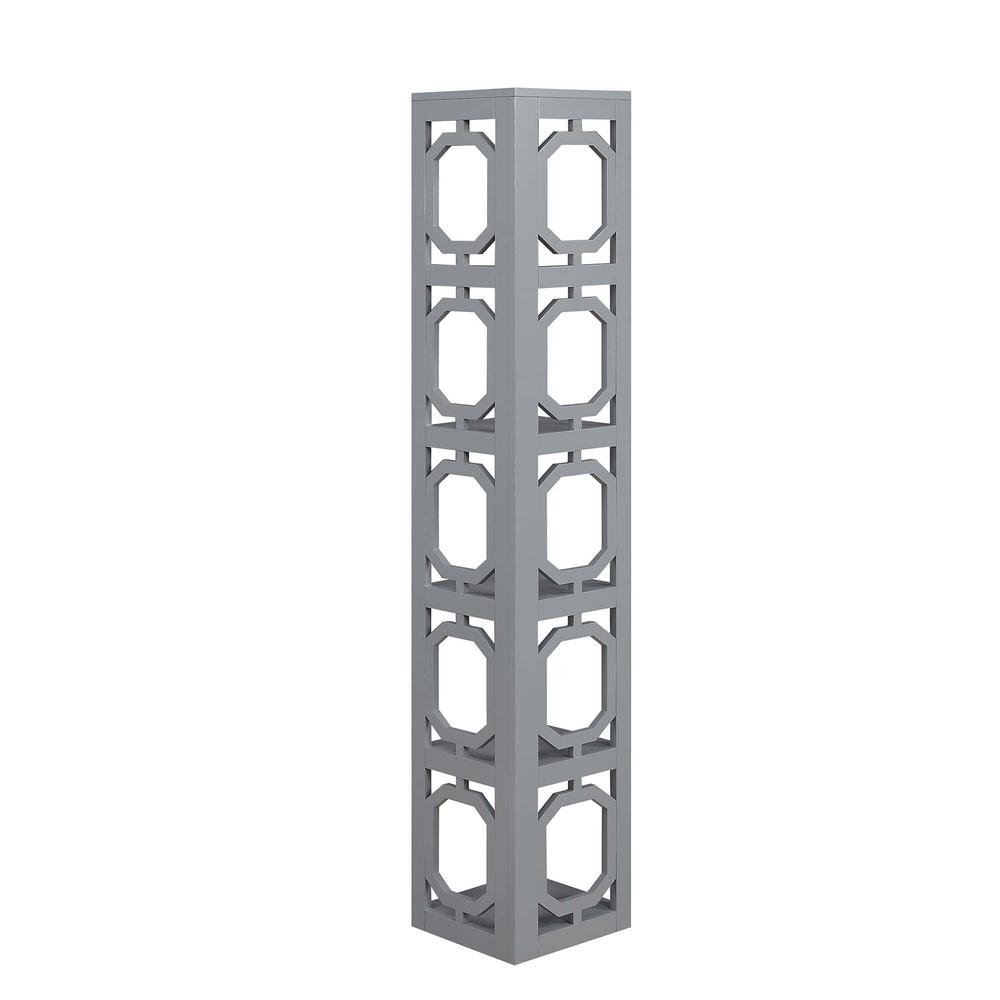 Omega 5 Tier Corner Bookcase