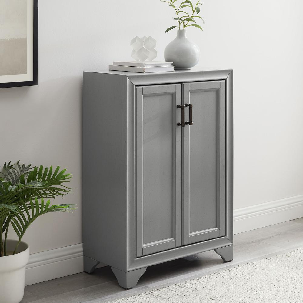 Tara Accent Cabinet Distressed Gray