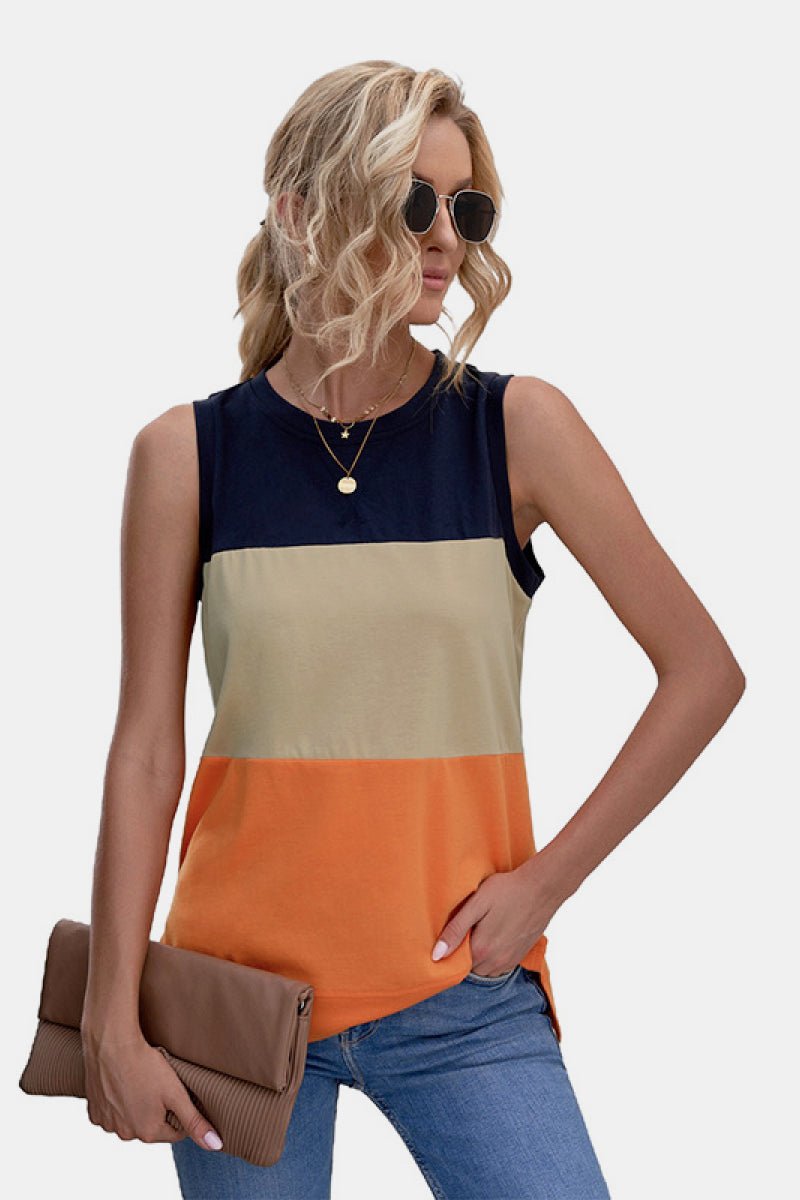 Color Block Tank Top - Mervyns