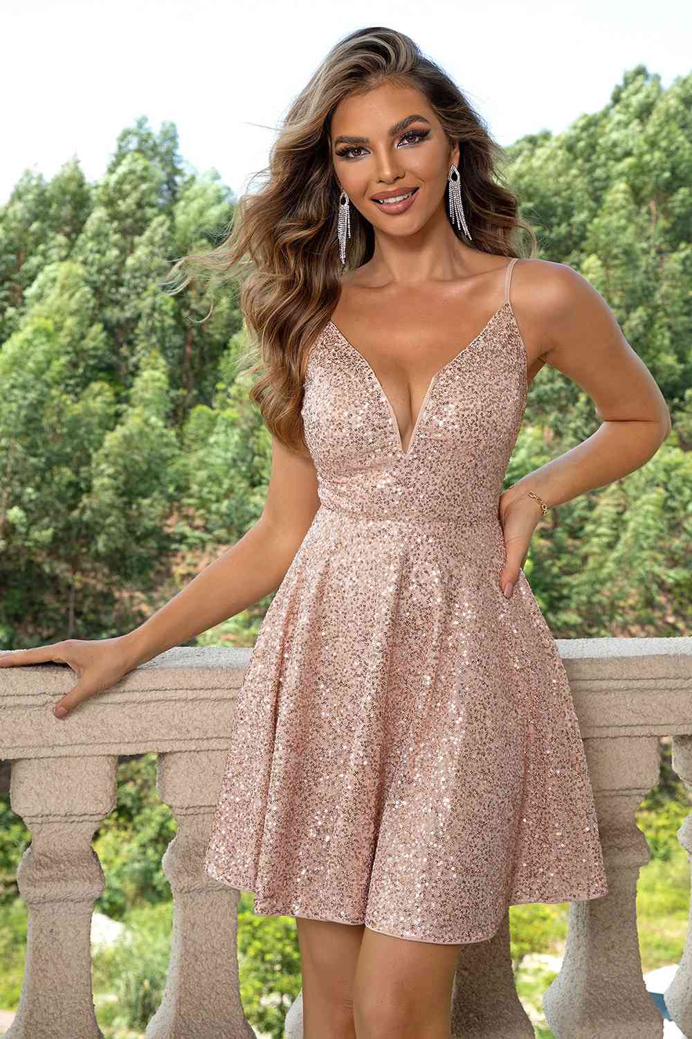 Sequin Spaghetti Strap Dress - Mervyns Sequin Spaghetti Strap Dress - Mervyns