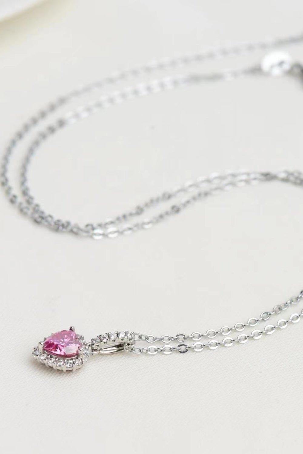 1 Carat Moissanite Heart Pendant Necklace - Mervyns