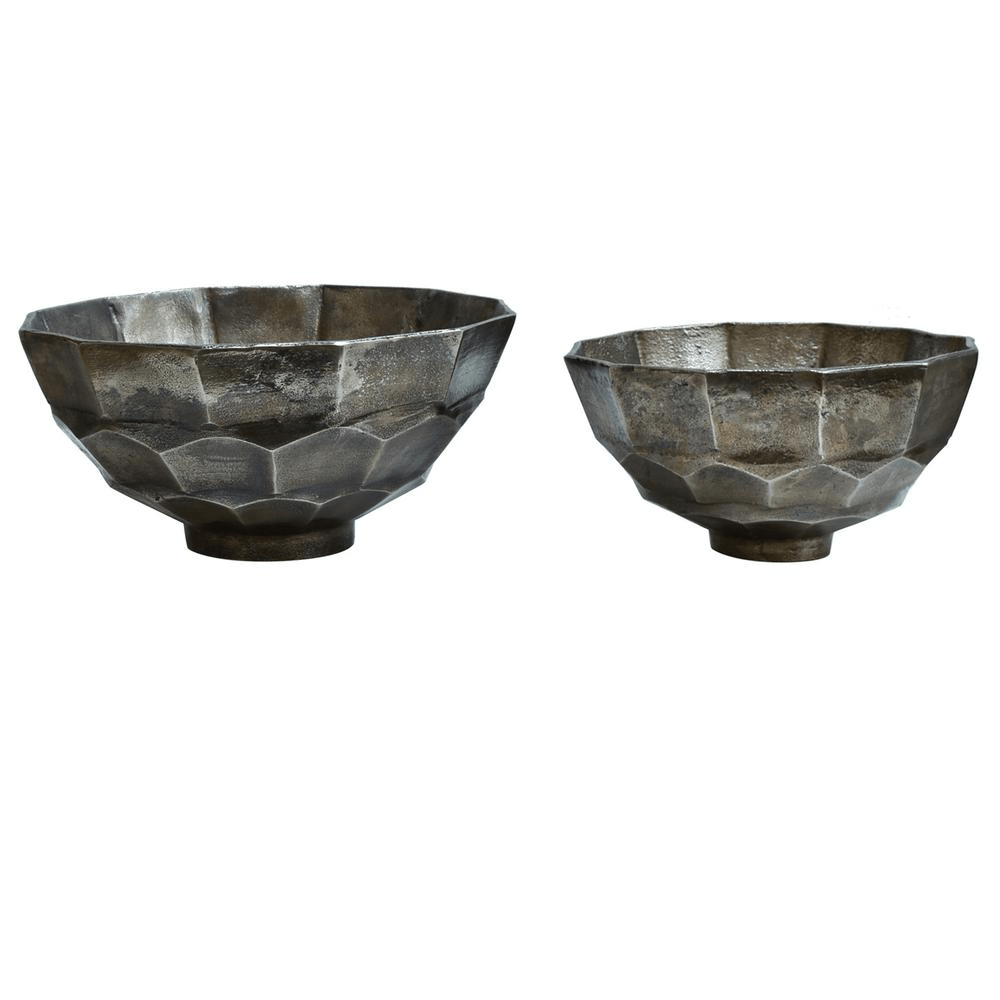 1 Set of 2 Aluminum Bowls - Mervyns