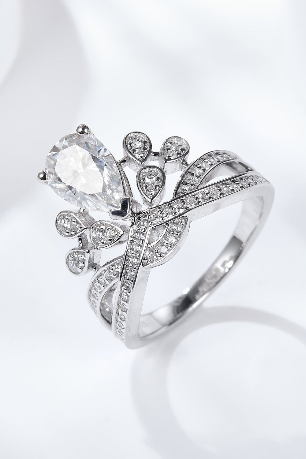 1.5 Carat Moissanite Crown - Shaped Ring - Mervyns