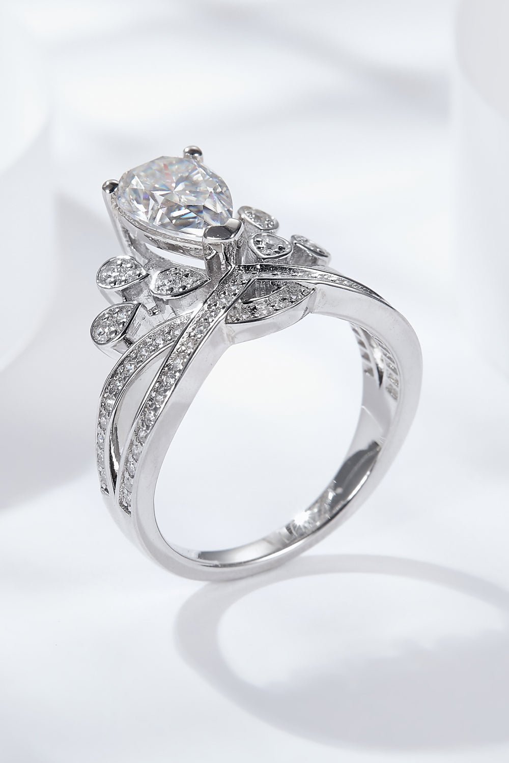 1.5 Carat Moissanite Crown - Shaped Ring - Mervyns