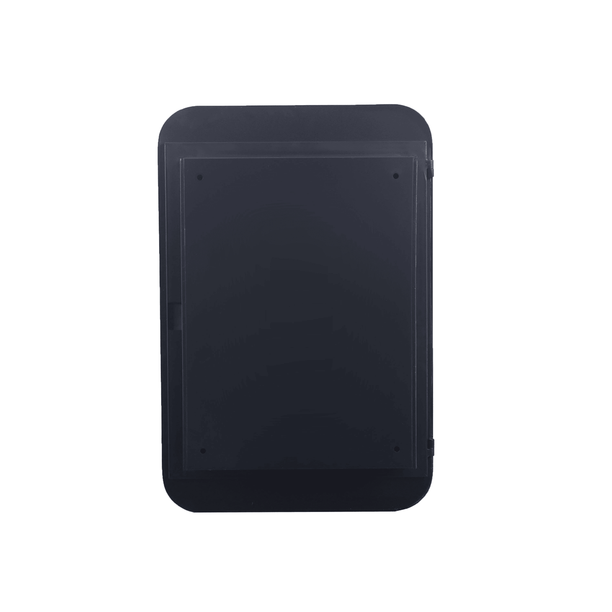 16x24 Inch Recessed Black Metal Framed Medicine Cabinet with Mirror and Adjustable Shelves Black Wall Mirror with Storage for Bathroom - Mervyns