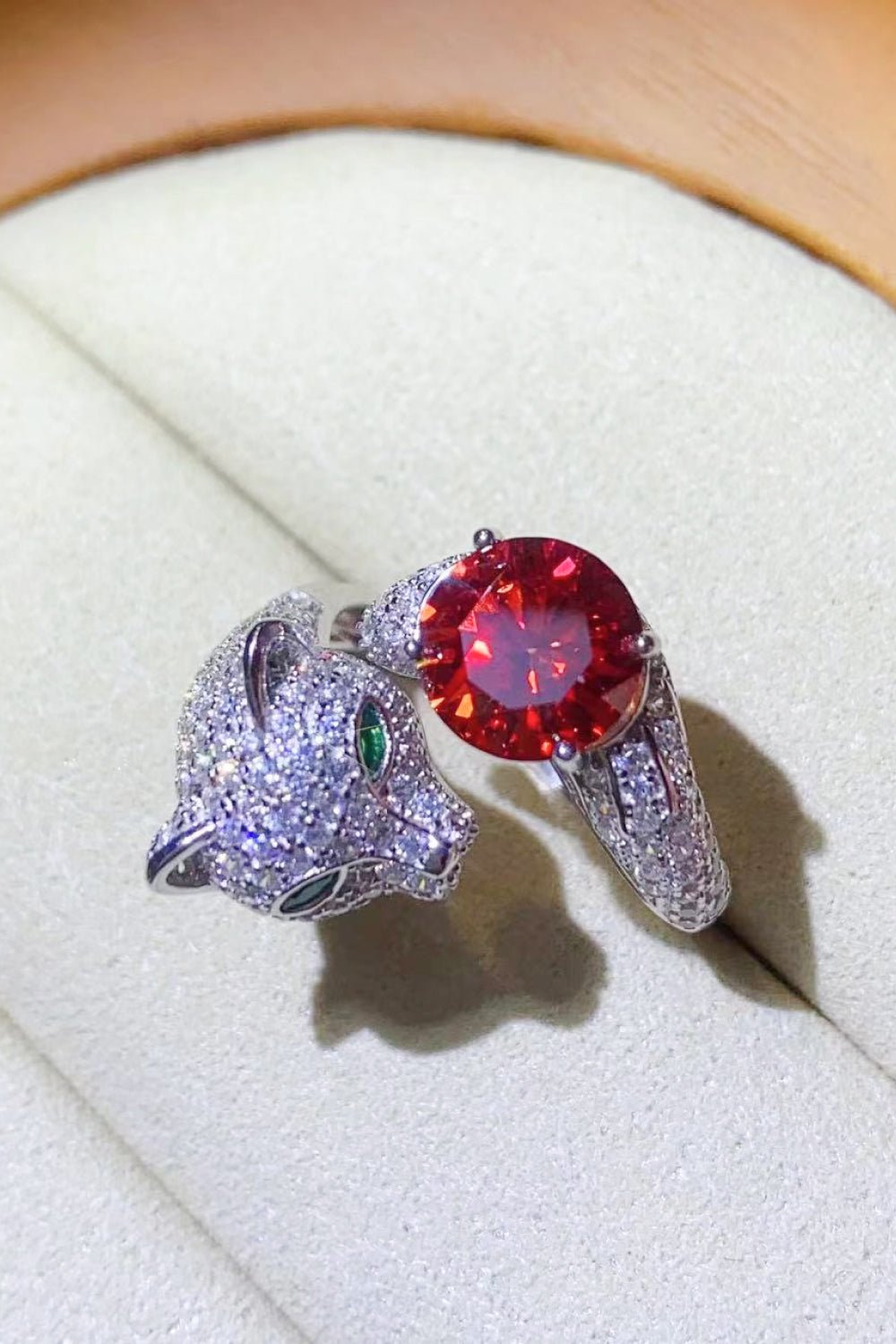 2 Carat Moissanite Adjustable Animal Ring - Mervyns