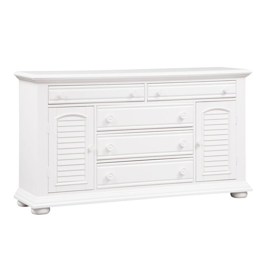 2 Door 5 Drawer Dresser - Mervyns