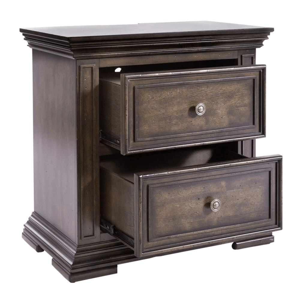 2 Drawer Night Stand w/ Charging Station - 361 - BR61 - Mervyns