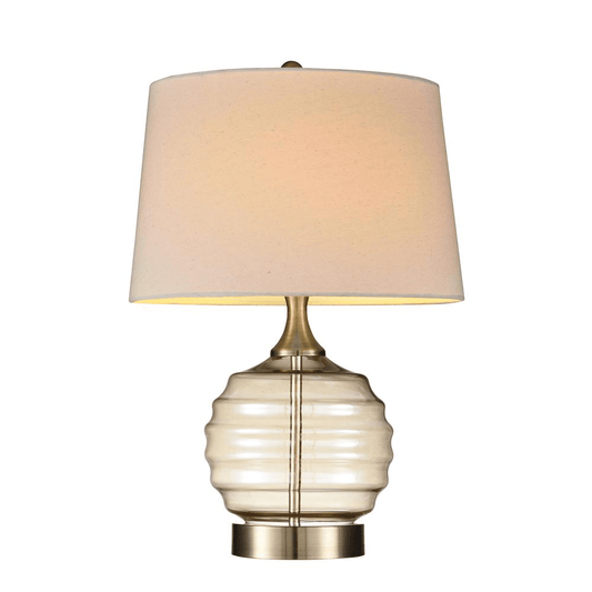 22.50"H Tuscan Sun Glass Table Lamp - Mervyns