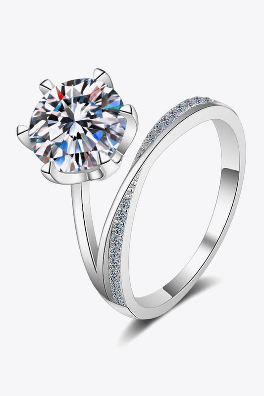 3 Carat Moissanite 6 - Prong Ring - Mervyns