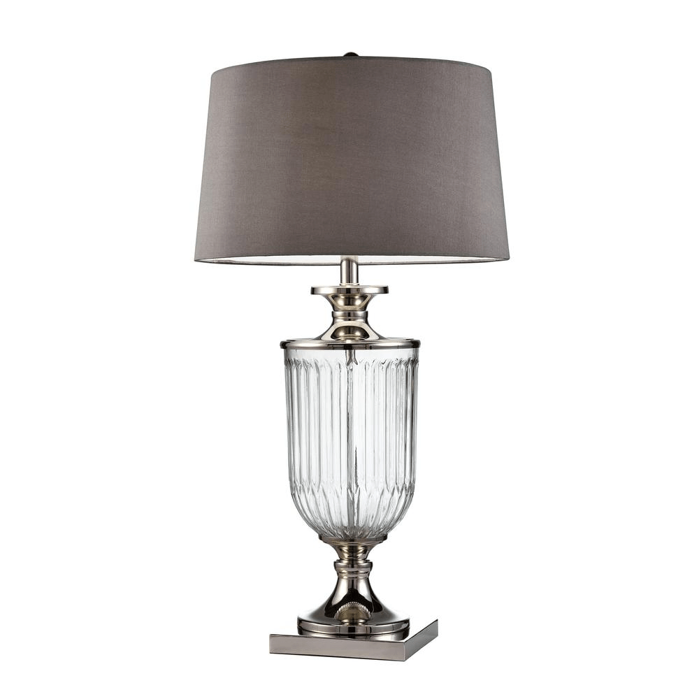 32.50"H Amelie Glass Table Lamp - Mervyns