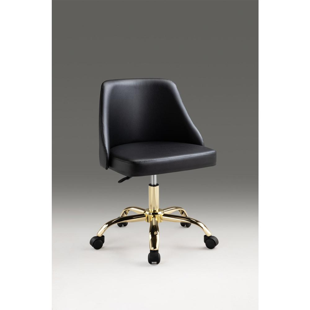 Office Chair - Black & Gold