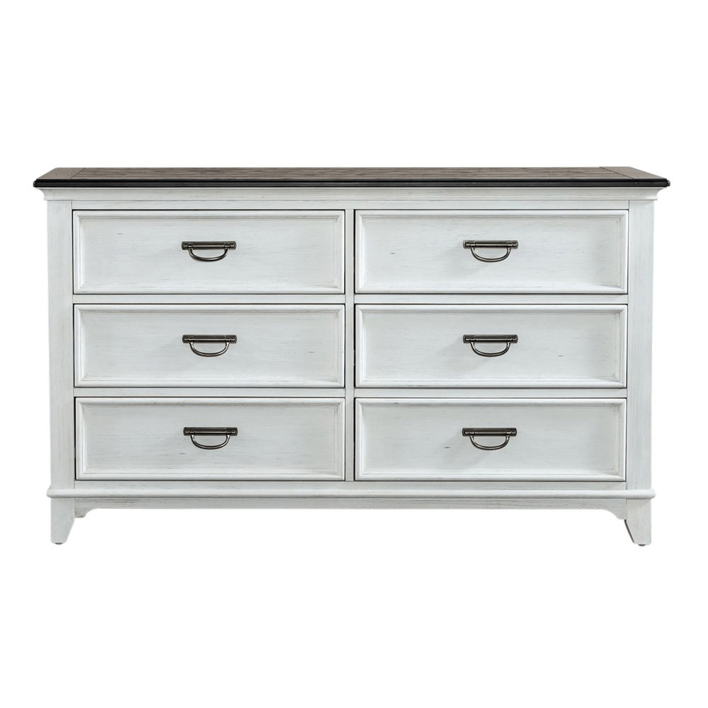 6 Drawer Dresser W58 x D18 x H34 - Mervyns