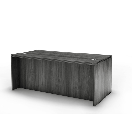 60" Rectangular Desk, Gray Steel - Mervyns