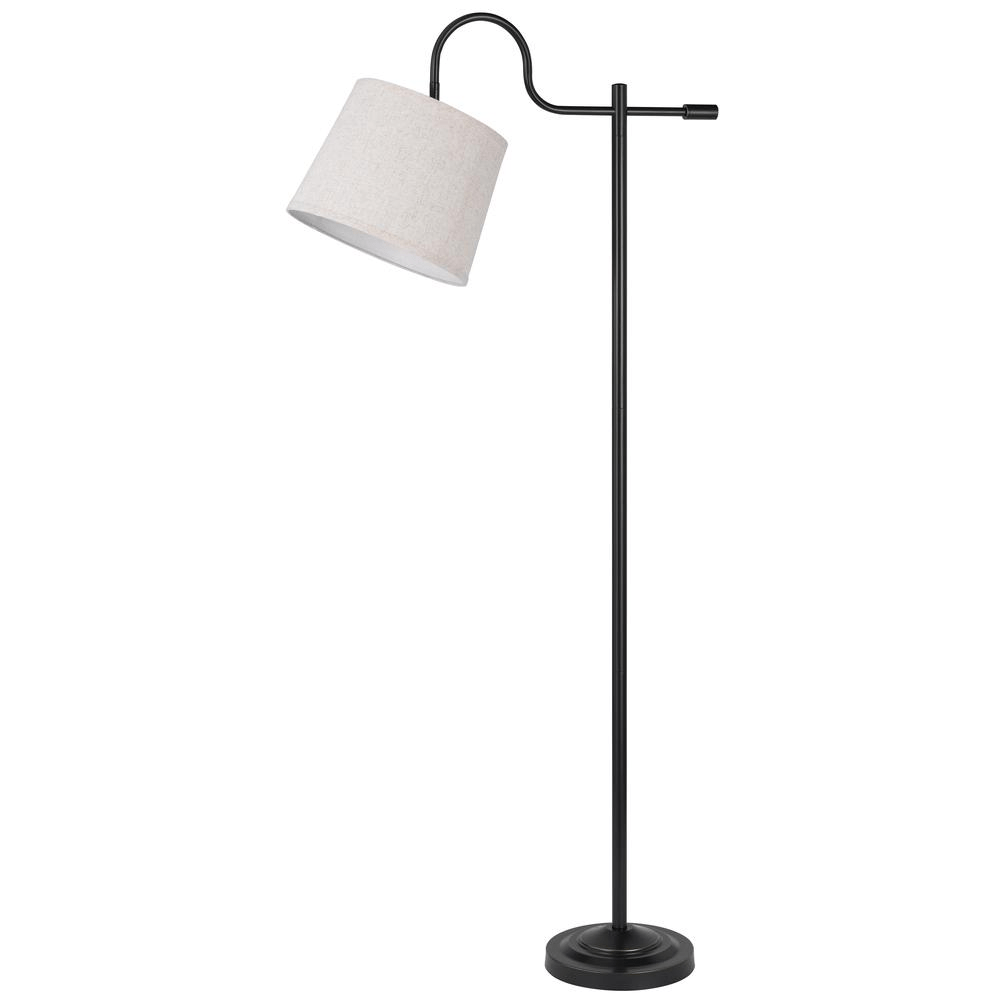 60W Rexburg Metal Downbridge Floor Lamp With Adjustable Shade - Mervyns