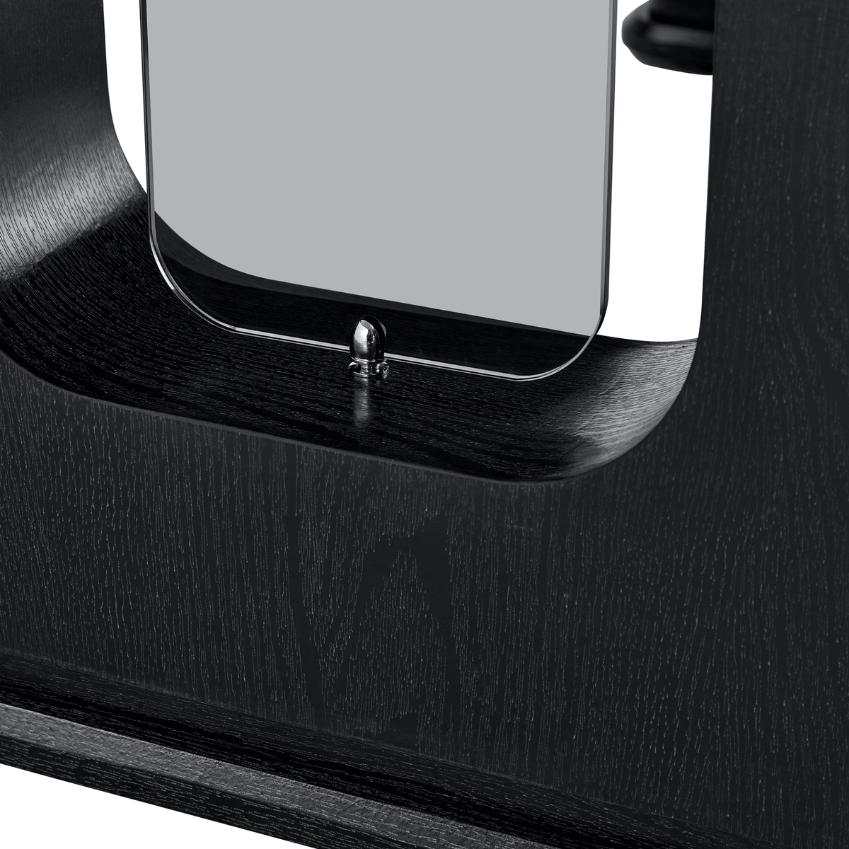 64.5 x 35.4 Inch Stylish Black Wood Color Textured Dining Table,Perfectly Blending Simplicity And Transparency. Made of MDF Material With Black Wood Grain Stickers,It Exudes A Strong Sense Of Fashion. - Mervyns