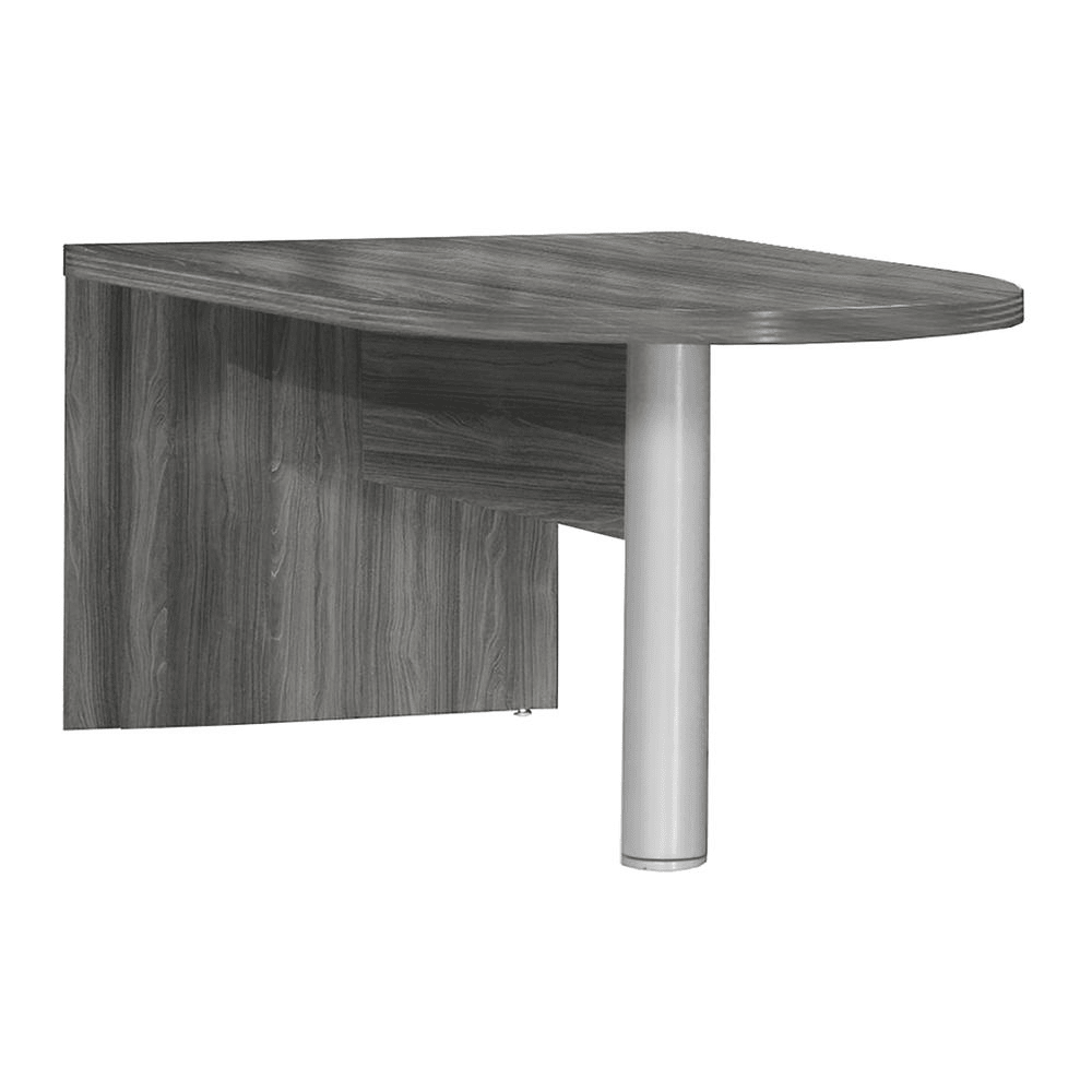 72" Freestanding Peninsula, Gray Steel - Mervyns