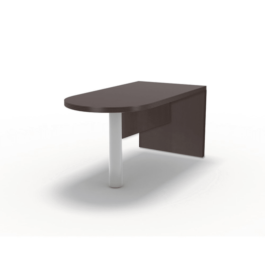 72" Freestanding Peninsula, Mocha - Mervyns