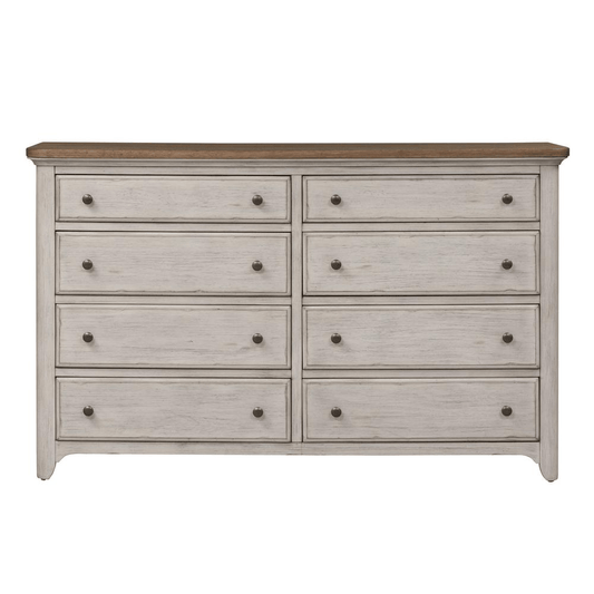 8 Drawer Dresser W66 x D19 x H40 - Mervyns