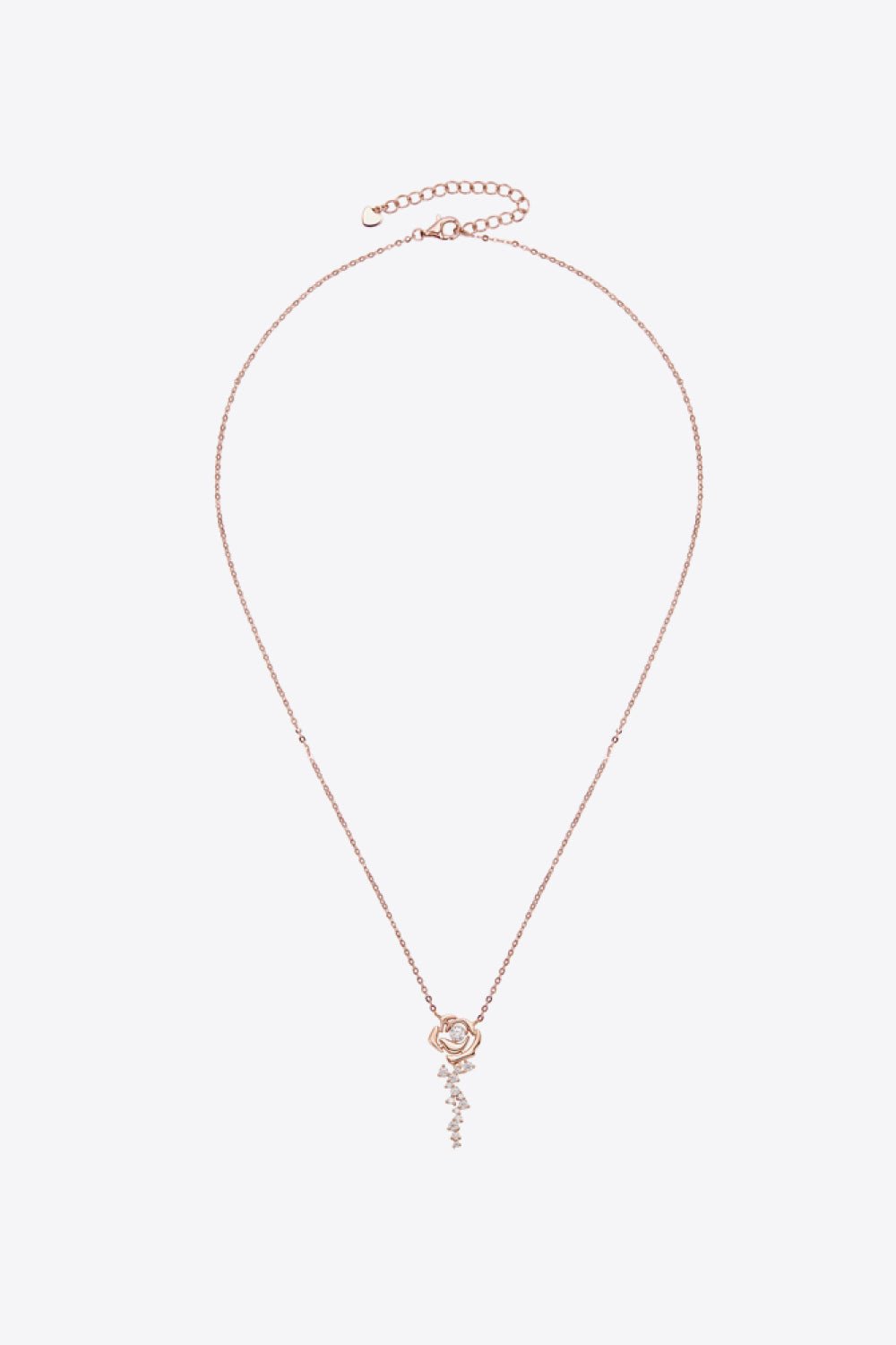 925 Sterling Silver 18K Rose Gold - Plated Pendant Necklace - Mervyns