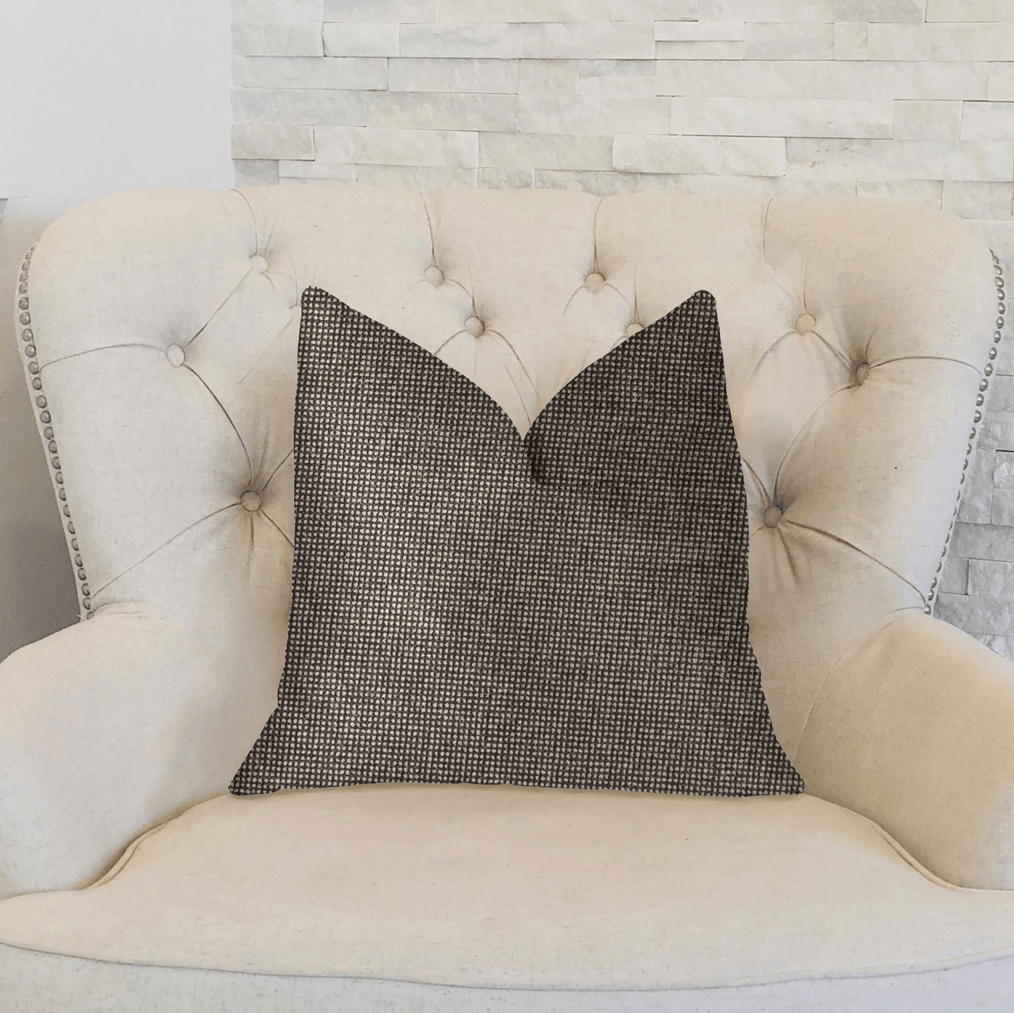 Abigail Charcoal Luxury Throw Pillow - Mervyns