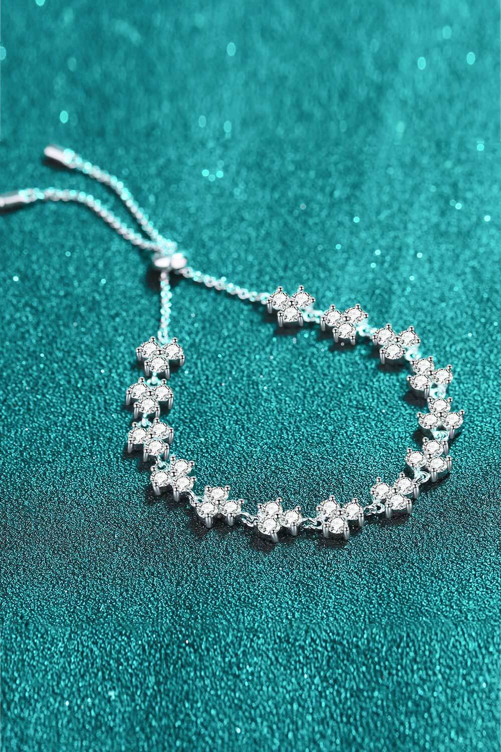 Adjustable Moissanite Bracelet - Mervyns