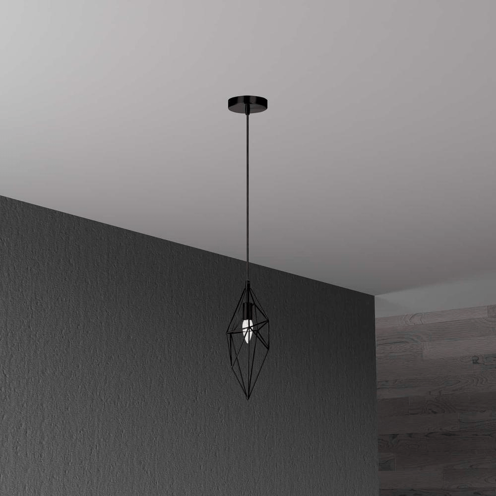 Alan 1LT Incandescent Pendant, BK - Mervyns