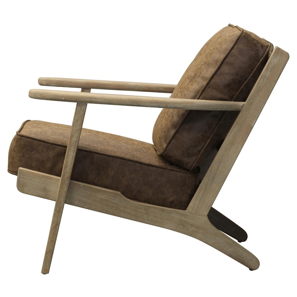 Albert Faux Leather Accent Arm Chair - Mervyns
