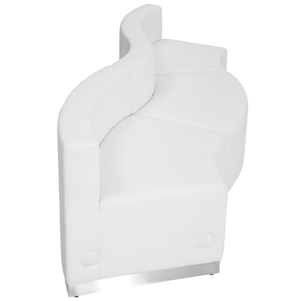 Alon Melrose White LeatherSoft Reception Configuration, 3 Pieces - Mervyns
