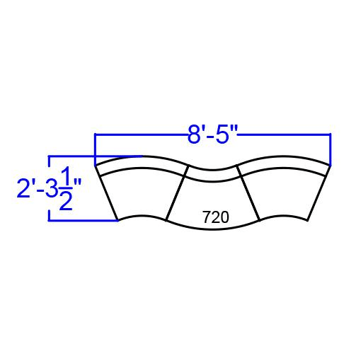 Alon Melrose White LeatherSoft Reception Configuration, 3 Pieces - Mervyns