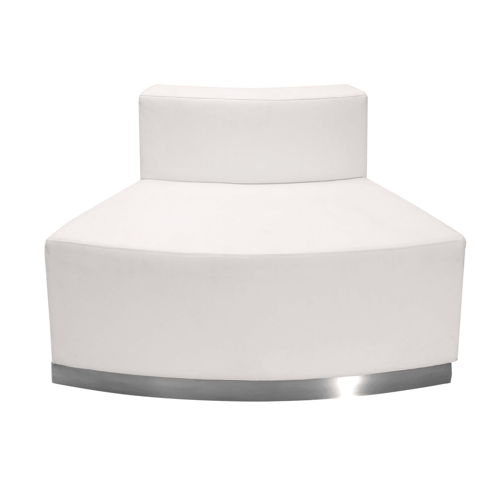 Alon Melrose White LeatherSoft Reception Configuration, 7 Pieces - Mervyns