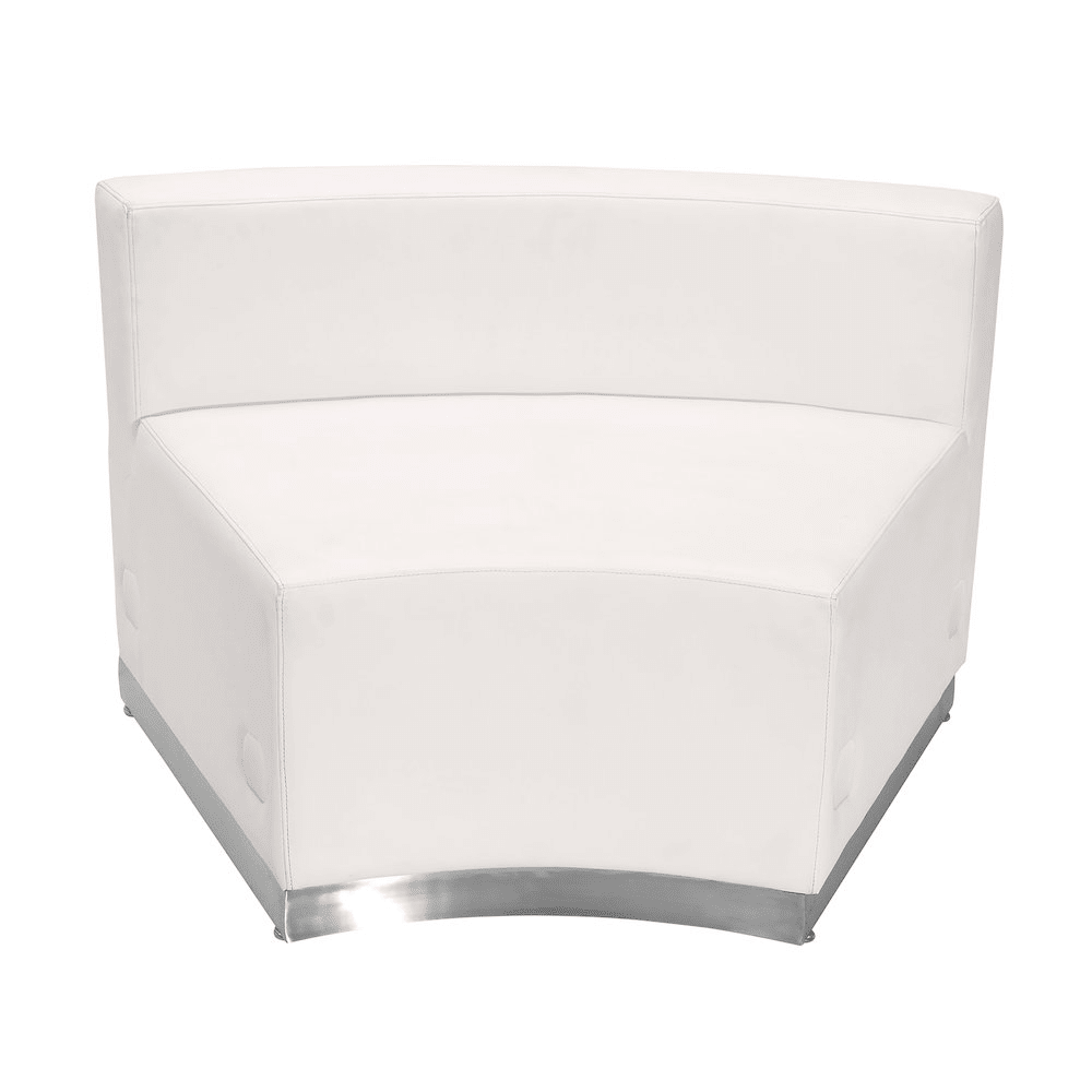 Alon Melrose White LeatherSoft Reception Configuration, 7 Pieces - Mervyns