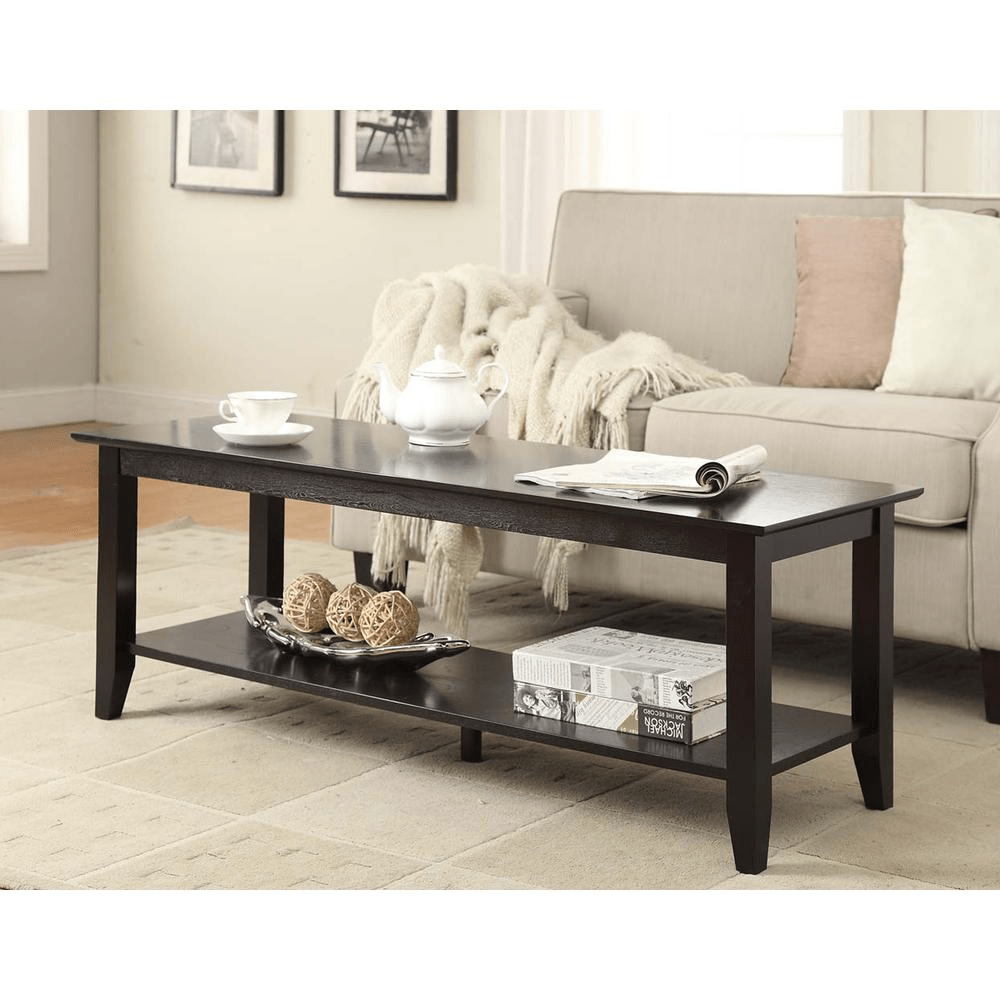 American Heritage Coffee Table with Shelf - Mervyns