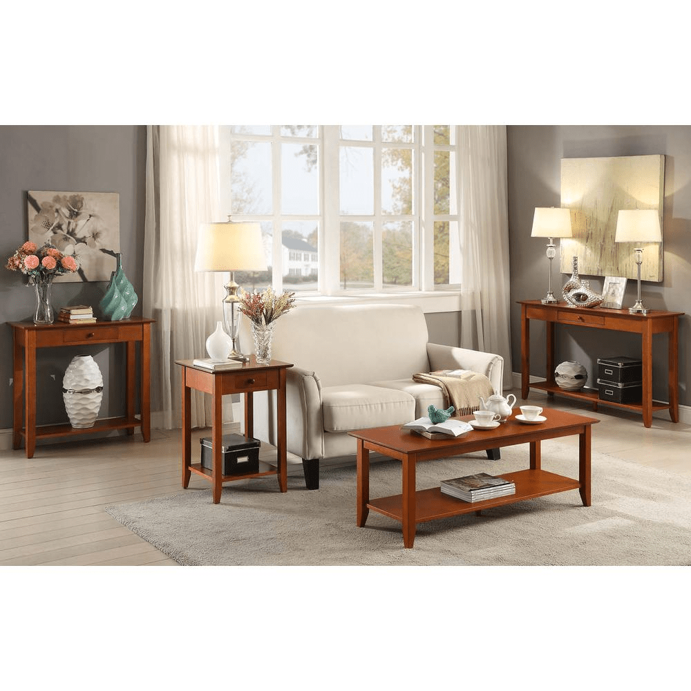 American Heritage Coffee Table with Shelf - Mervyns