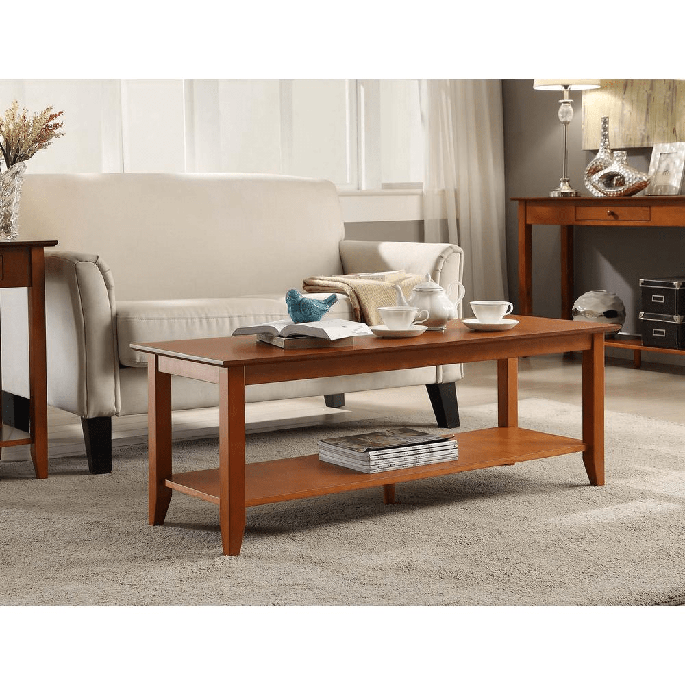 American Heritage Coffee Table with Shelf - Mervyns