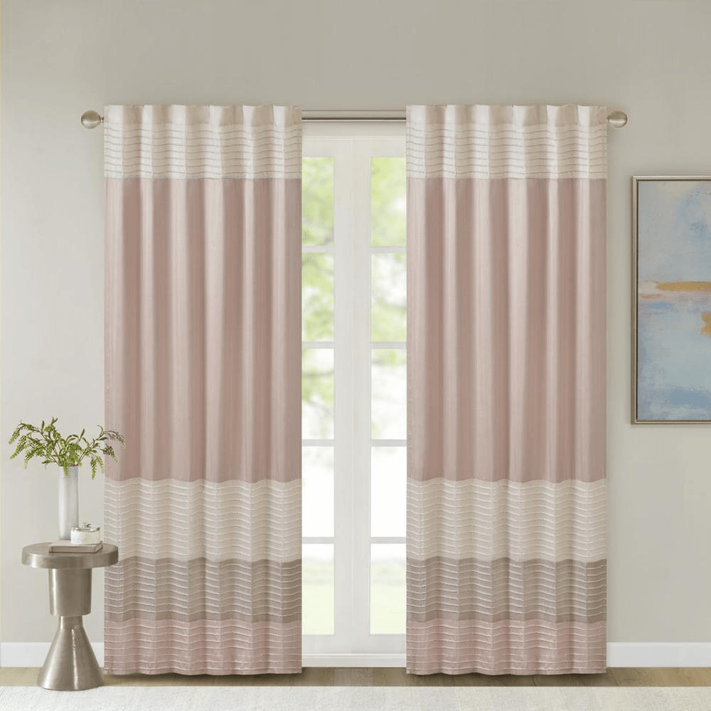 Amherst Polyoni Pintuck Window Curtain - Mervyns