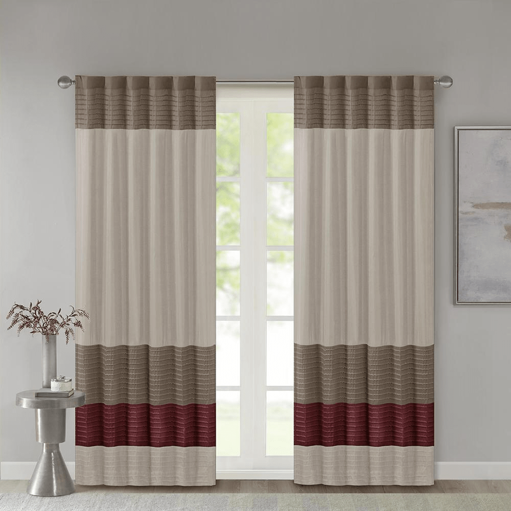 Amherst Polyoni Pintuck Window Curtain - Mervyns