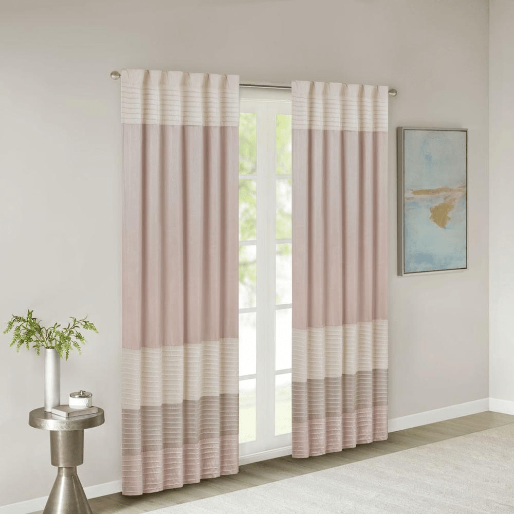 Amherst Polyoni Pintuck Window Curtain - Mervyns