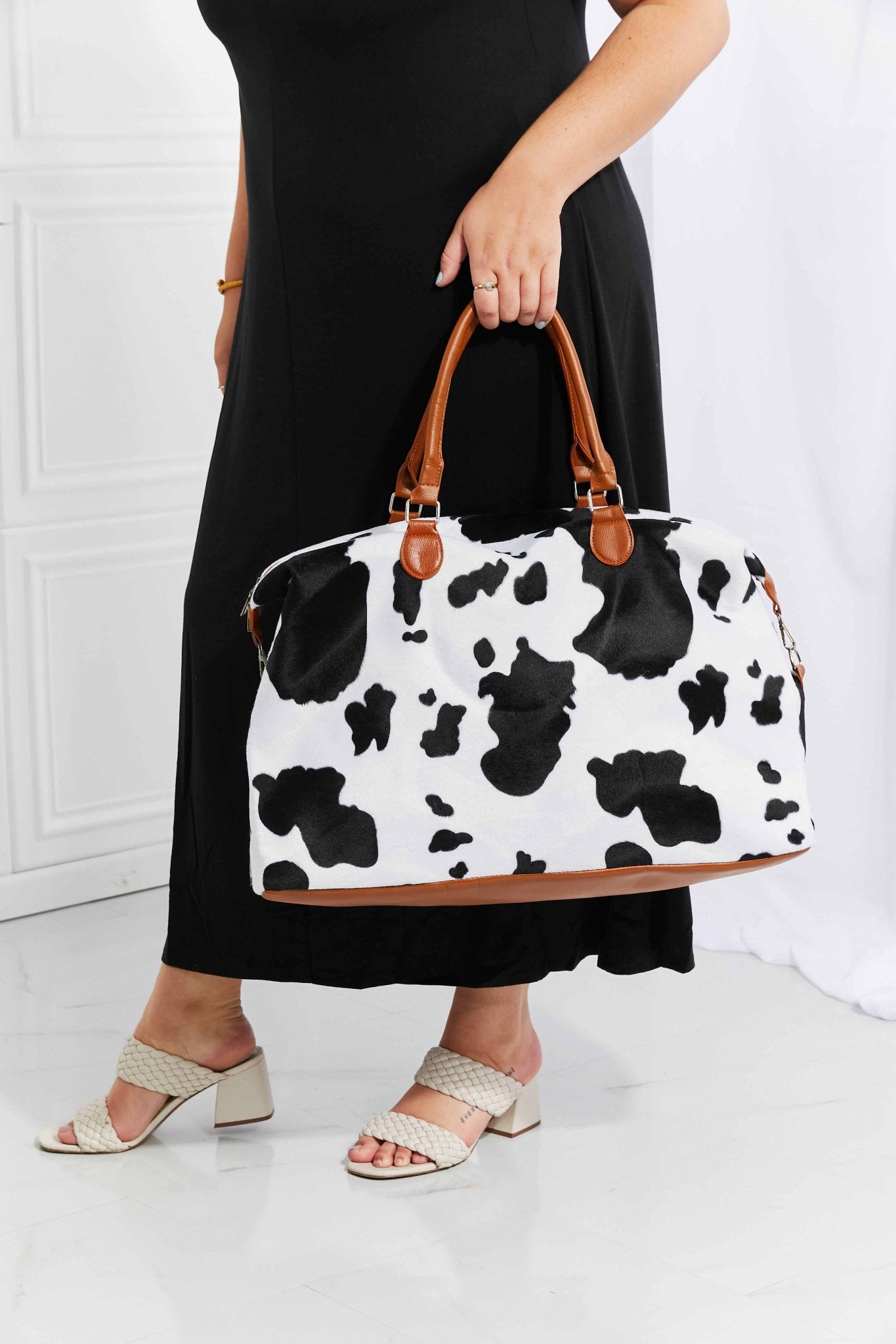 Animal Print Plush Weekender Bag - Mervyns